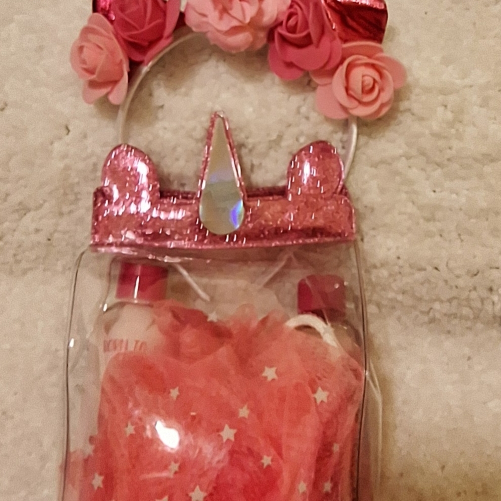 Pink Unicorn Kids Accessory Set